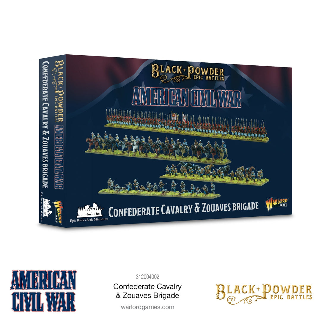 Black Powder Epic Battles - American Civil War Confederate Cavalry & Zouaves Brigade