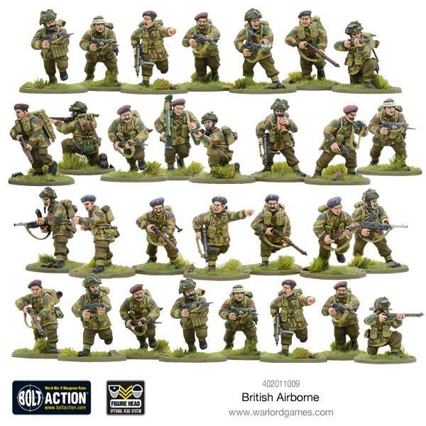 Bolt Action: British Airborne WWII Allied Paratroopers