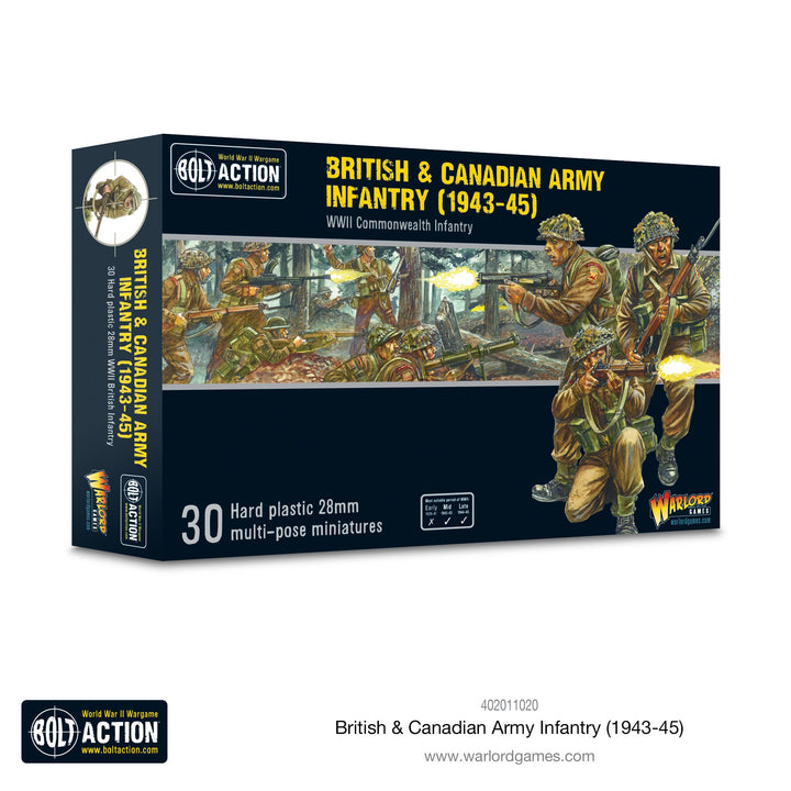 Bolt Action: British & Canadian Army infantry (1943-45)