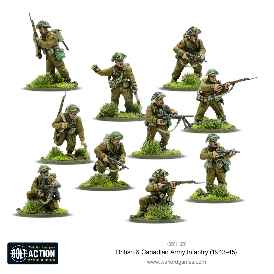 Bolt Action: British & Canadian Army infantry (1943-45)