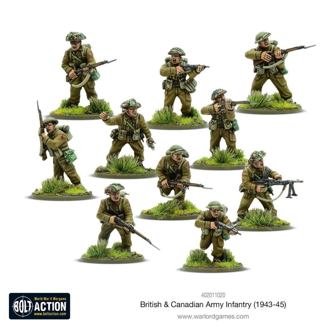 Bolt Action: British & Canadian Army infantry (1943-45)