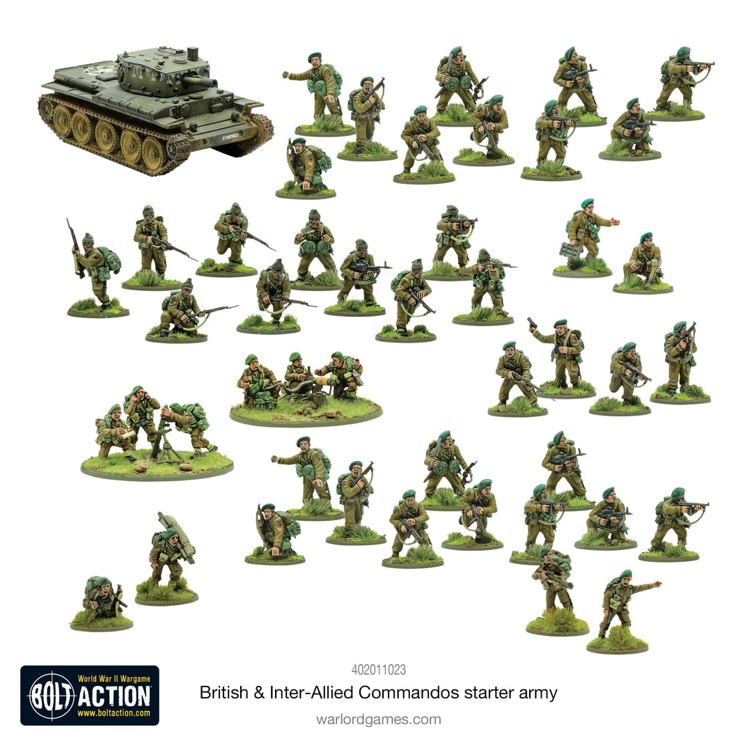 Bolt Action: British & Inter-Allied Commandos starter army