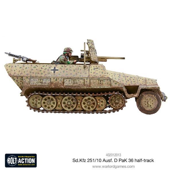 Bolt Action: Sd.Kfz 251/10 ausf D (37mm Pak 36) Half Track