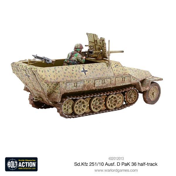 Bolt Action: Sd.Kfz 251/10 ausf D (37mm Pak 36) Half Track