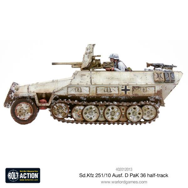 Bolt Action: Sd.Kfz 251/10 ausf D (37mm Pak 36) Half Track