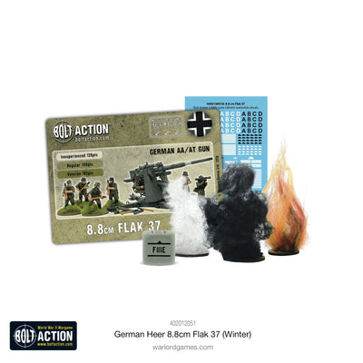 Bolt Action: German Heer 8.8cm Flak 37 (Winter)