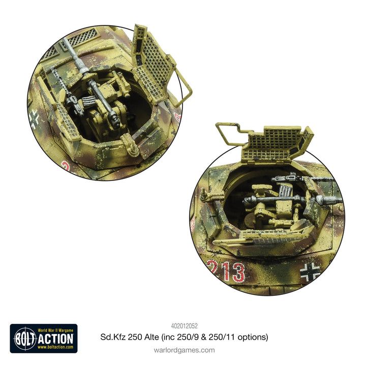 Bolt Action: Sd.Kfz 250 (Alte) Half-Track (Options For 250/1, 250/9 & 250/11 Variants)