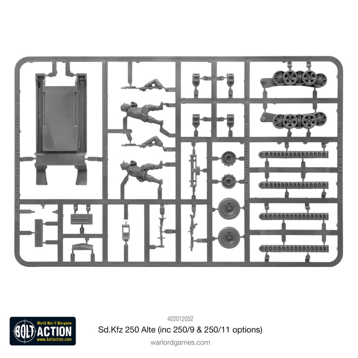 Bolt Action: Sd.Kfz 250 (Alte) Half-Track (Options For 250/1, 250/9 & 250/11 Variants)