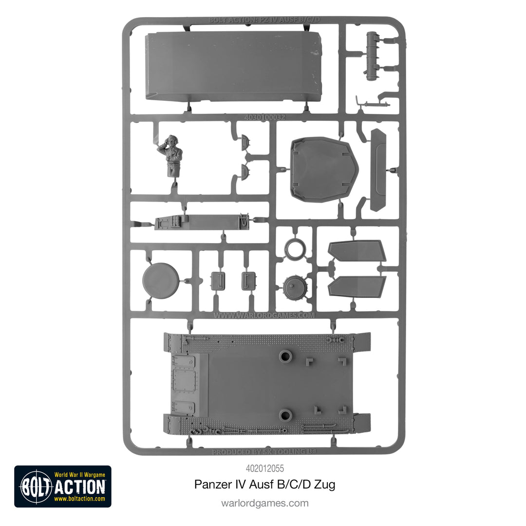 Bolt Action: Panzer IV Ausf. B/C/D Zug (Three Tanks)