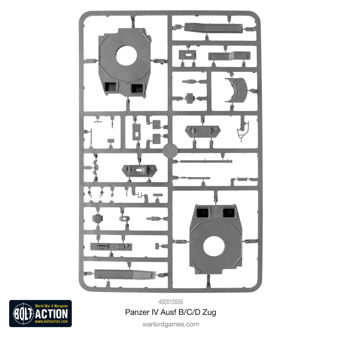 Bolt Action: Panzer IV Ausf. B/C/D Zug (Three Tanks)