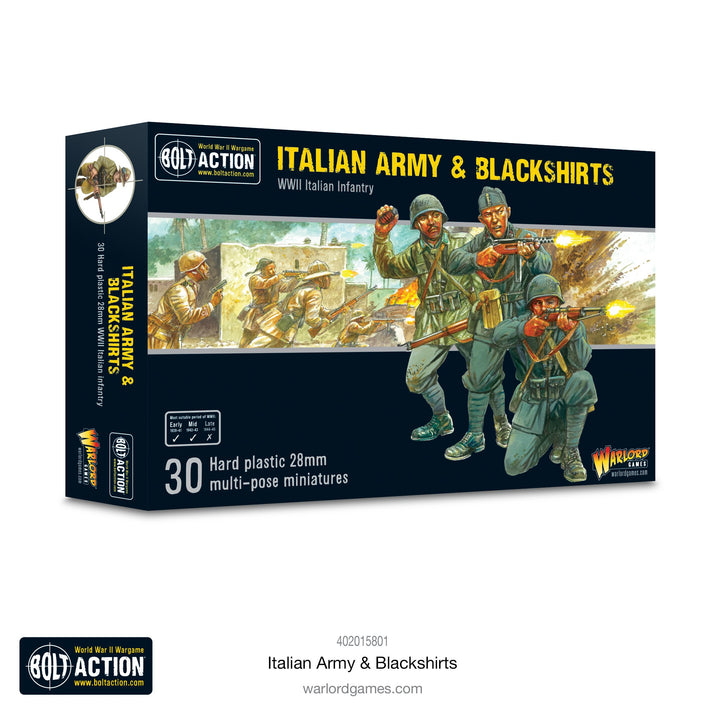 Bolt Action Italian Army & Blackshirts