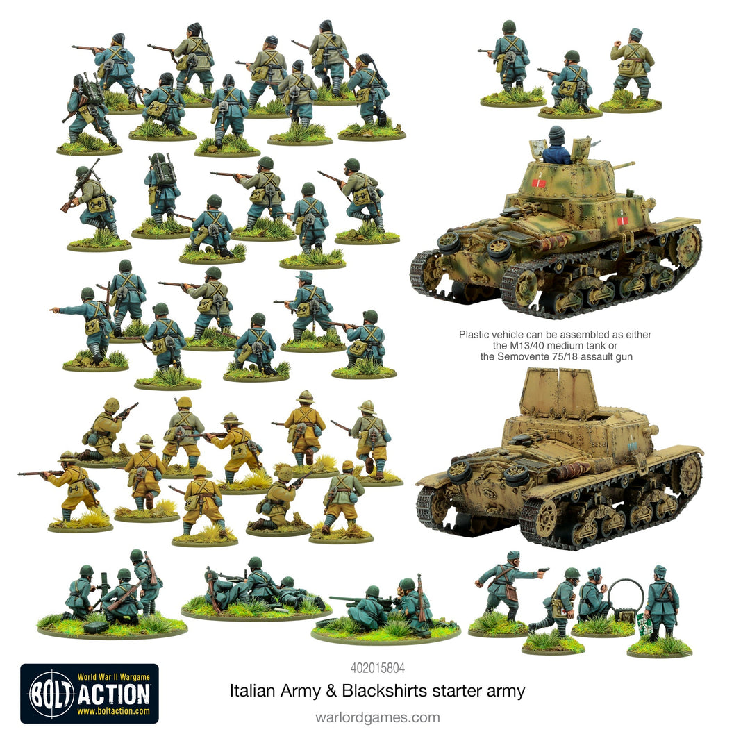 Bolt Action: Italian Army & Blackshirts Starter Army