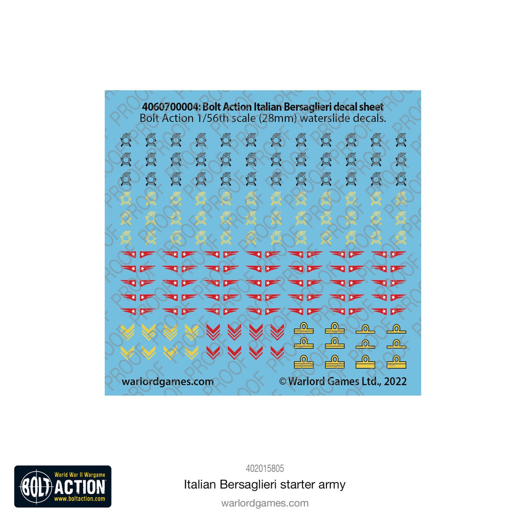 Bolt Action: Italian Bersaglieri Starter Army