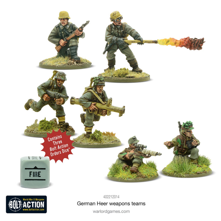 Bolt Action: German Heer weapons teams