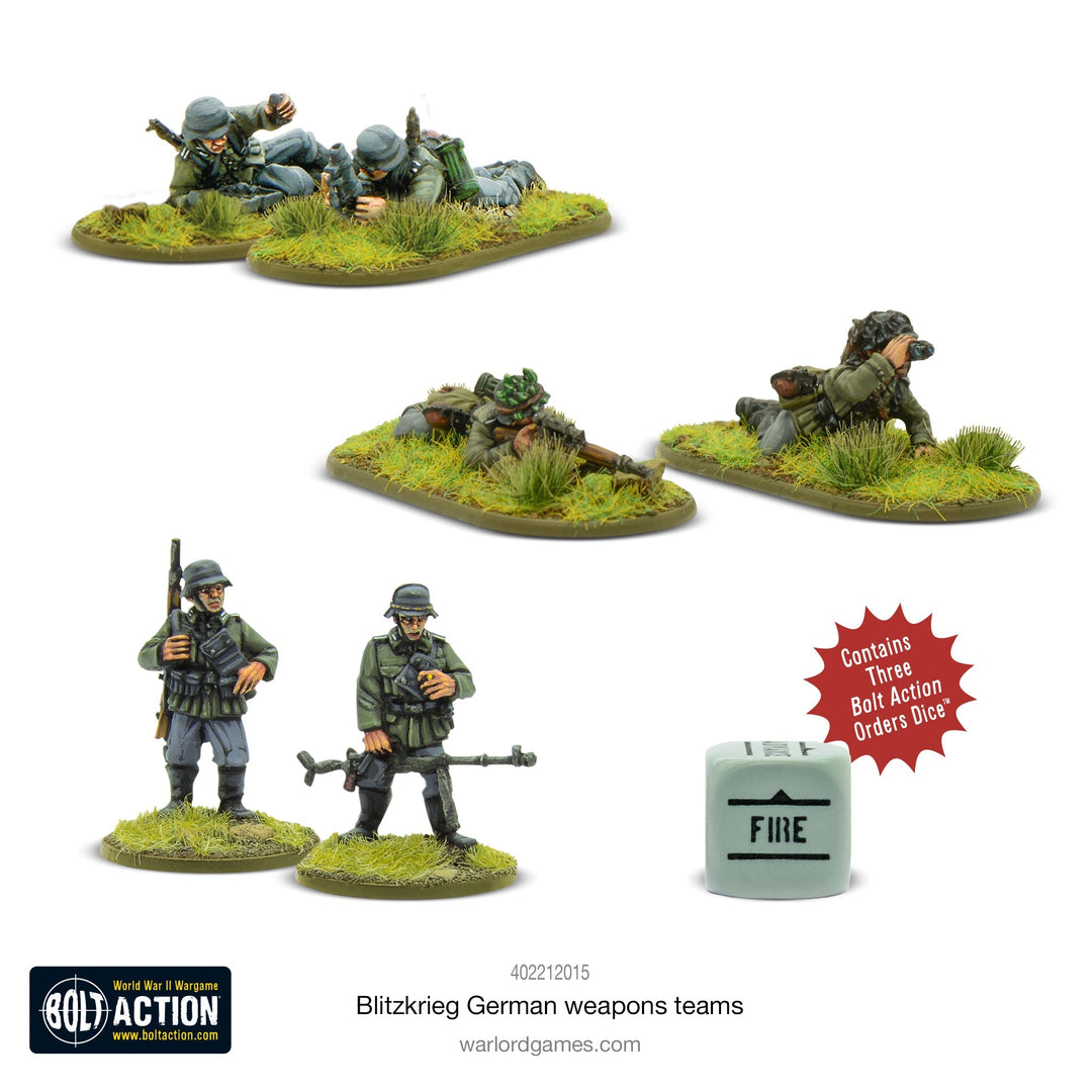 Bolt Action: Blitzkrieg German weapons teams