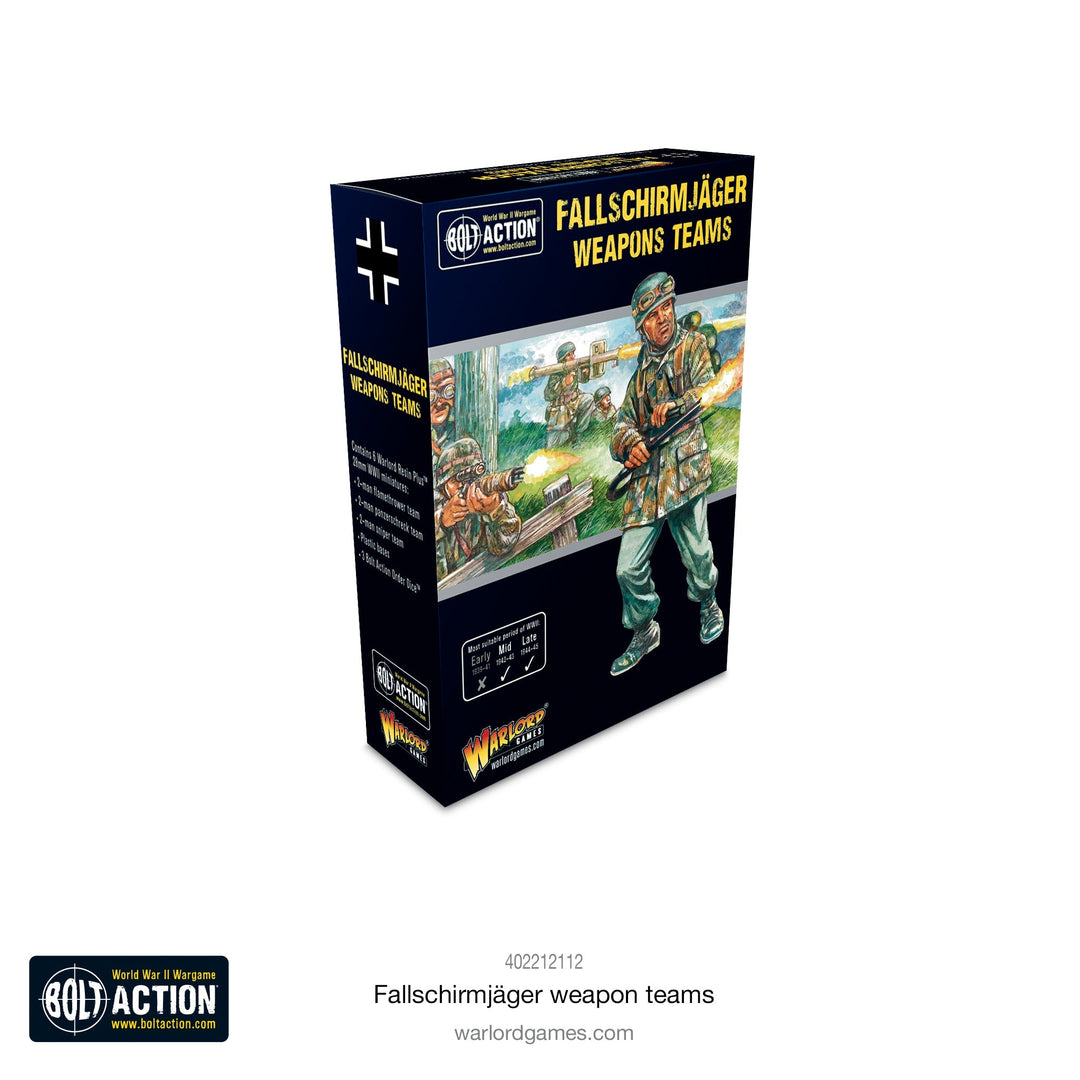 Bolt Action: Fallschirmjäger weapons teams