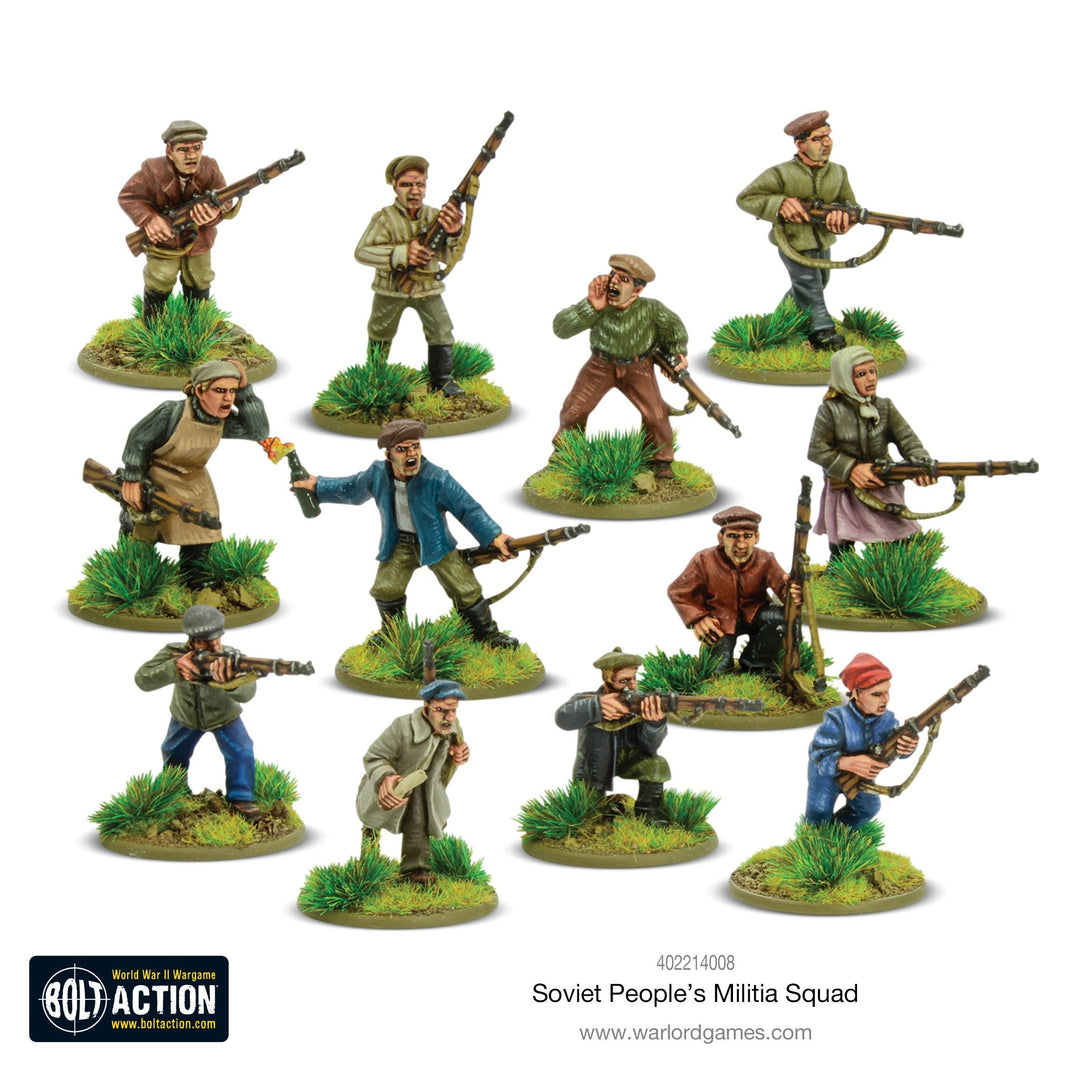 Bolt Action: Soviet Peoples Militia squad