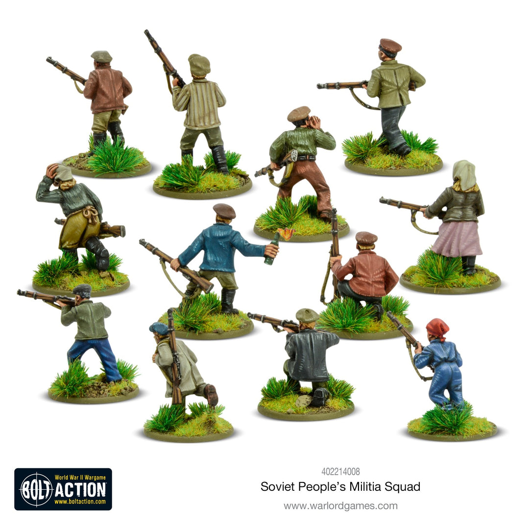 Bolt Action: Soviet Peoples Militia squad