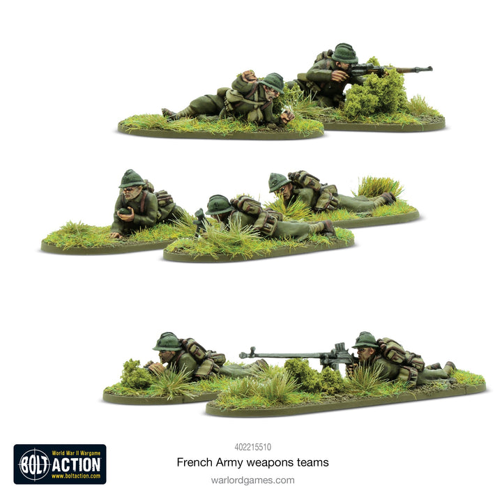 Bolt Action: French Army weapons teams