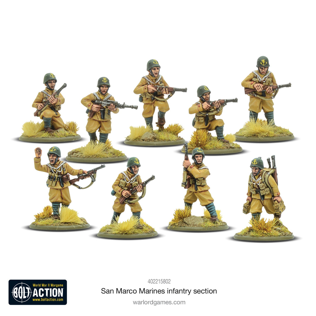 Bolt Action: San Marco Marines Infantry Section