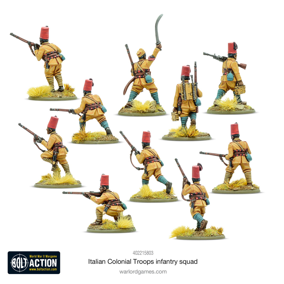 Bolt Action: Italian Colonial Troops Infantry Squad