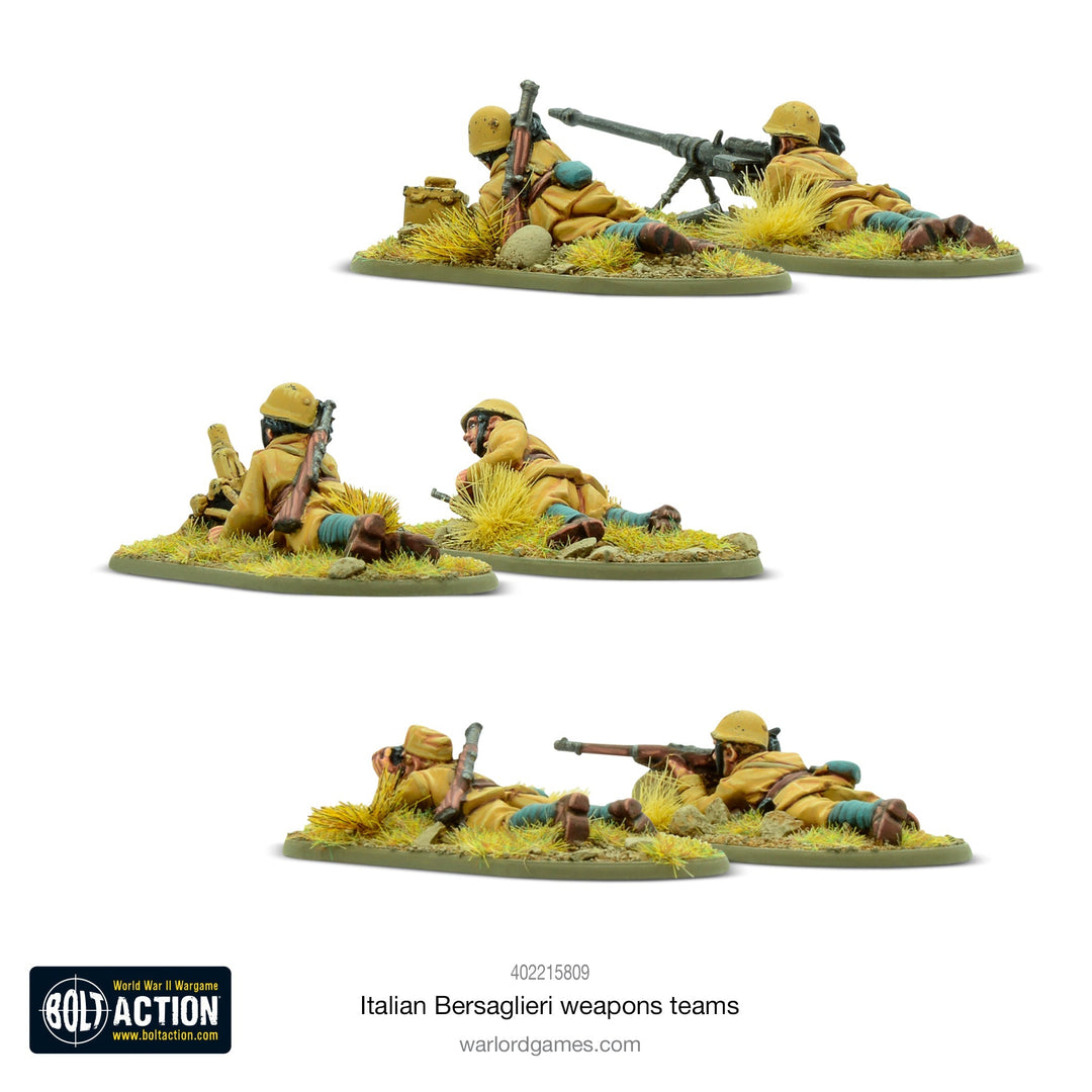 Bolt Action: Italian Bersaglieri Weapons Teams