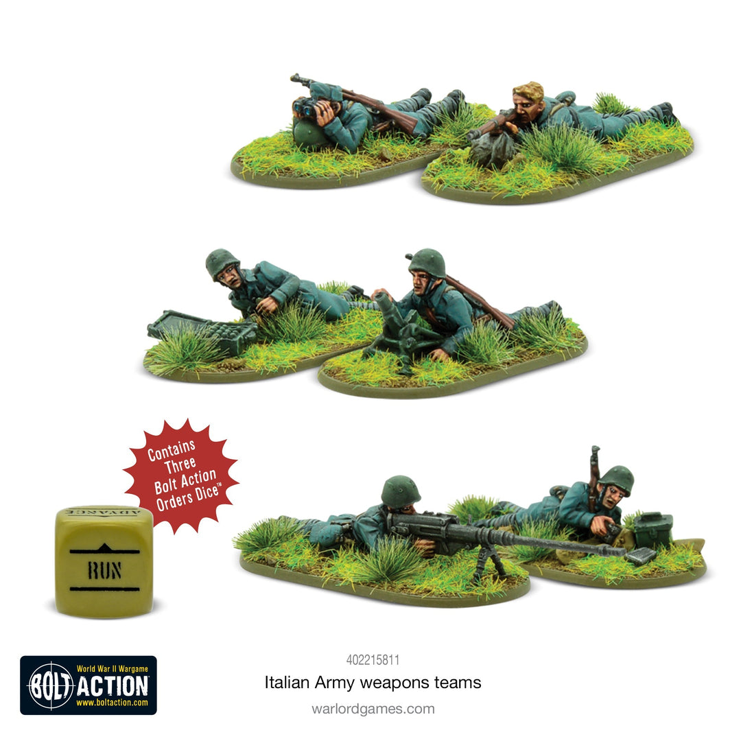 Bolt Action: Italian Army Weapons Teams