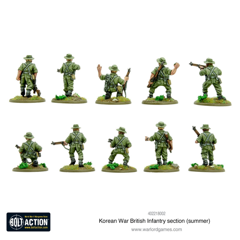 Bolt Action: Korean War - British Infantry section (summer)