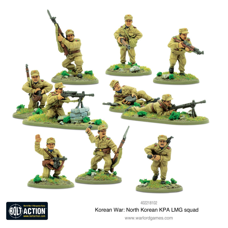 Bolt Action: Korean War - North Korean KPA LMG squad