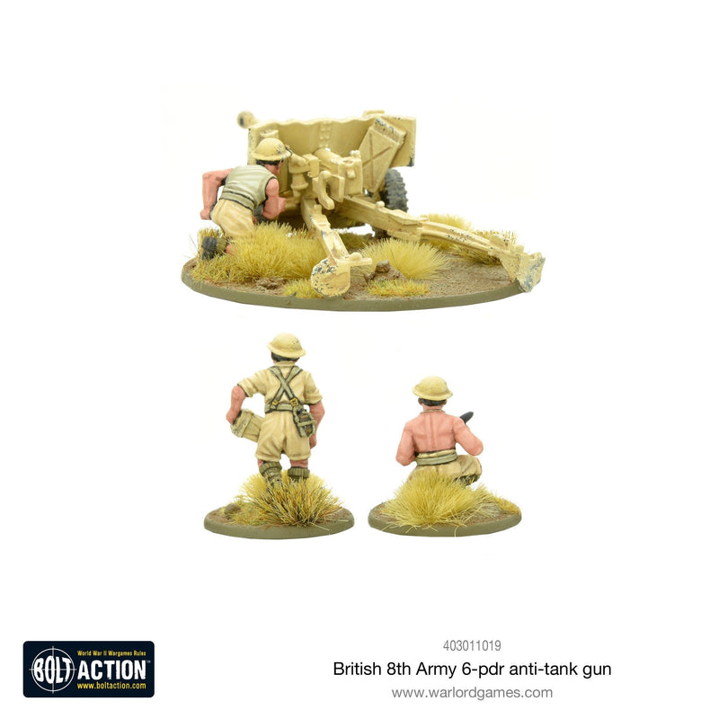 Bolt Action: 8th Army 6 pounder ATG