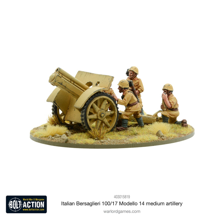 Bolt Action: Italian Bersaglieri 100/17 Modello 14 medium artillery