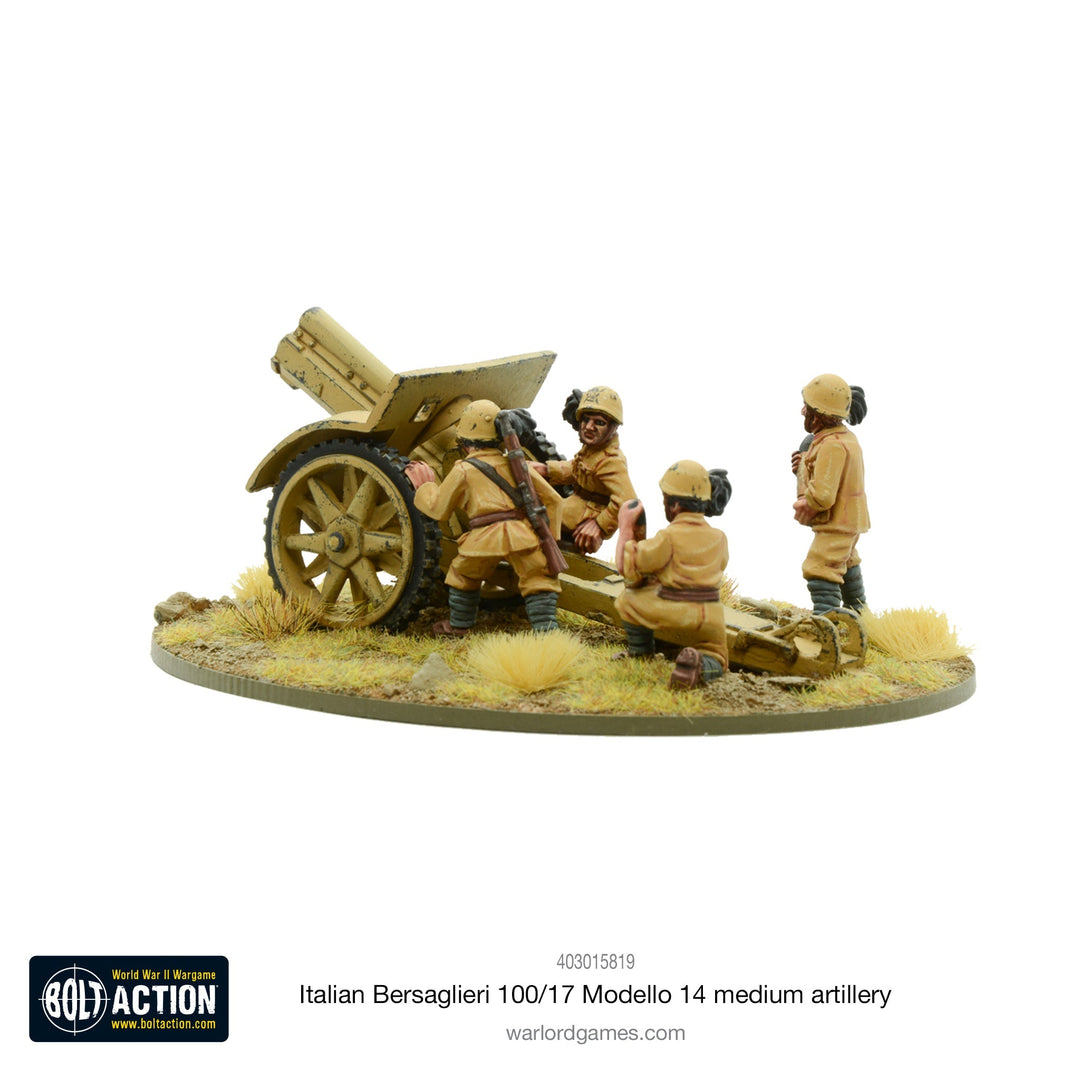 Bolt Action: Italian Bersaglieri 100/17 Modello 14 medium artillery