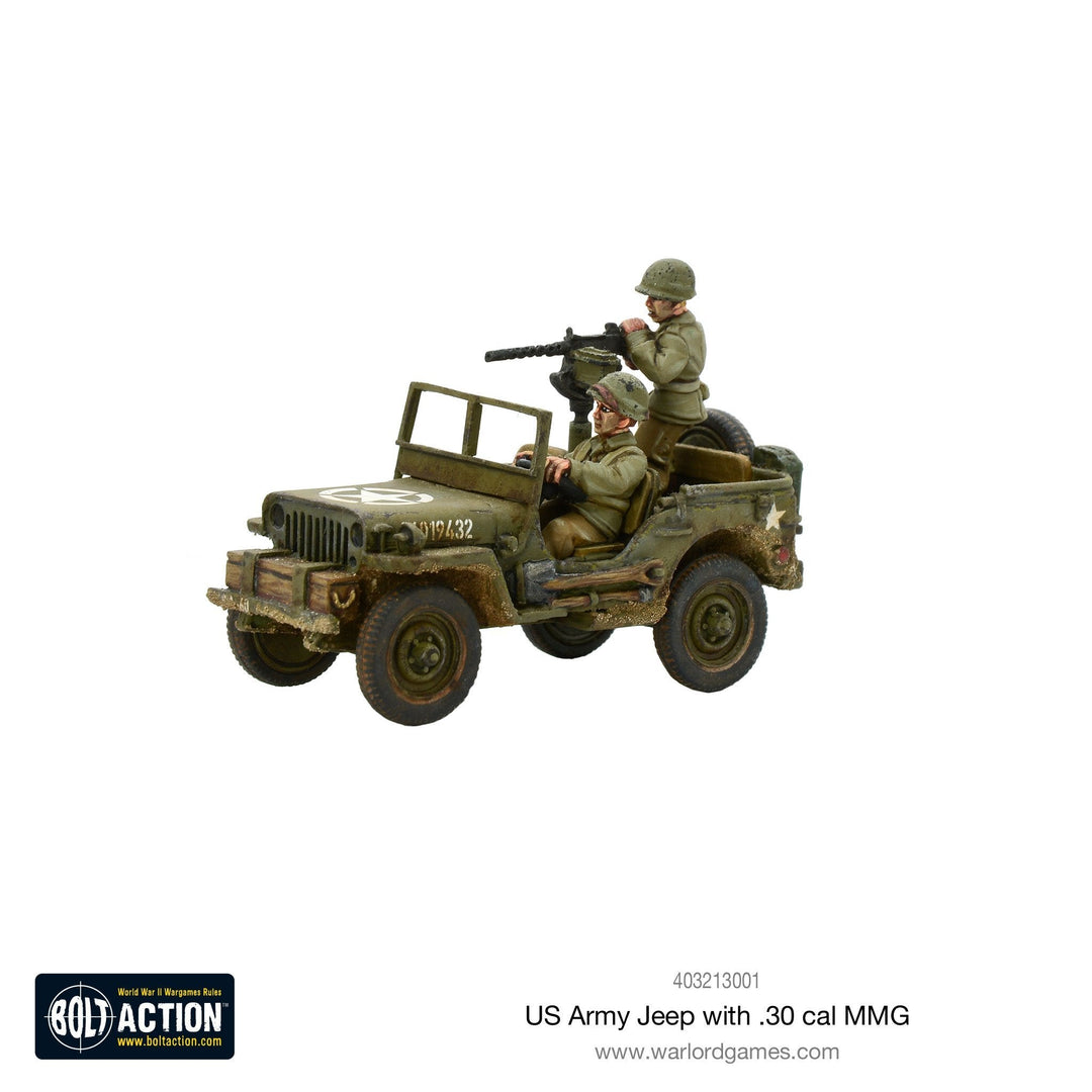 Bolt Action: US Army Jeep with 30 Cal MMG