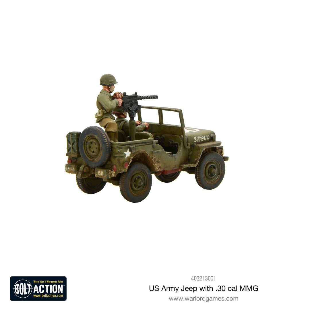 Bolt Action: US Army Jeep with 30 Cal MMG