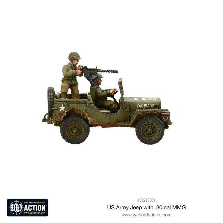 Bolt Action: US Army Jeep with 30 Cal MMG