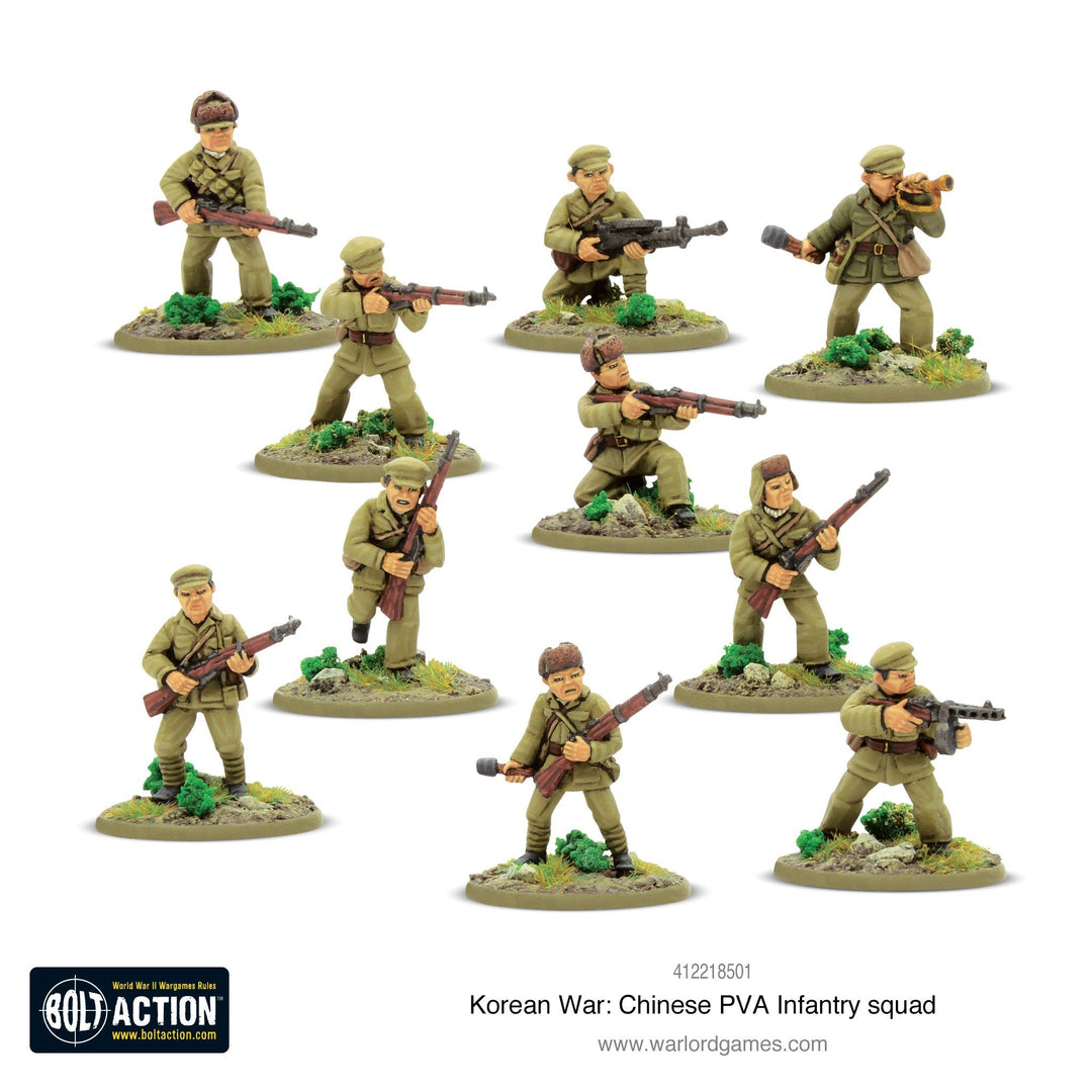 Bolt Action: Korean War - Chinese PVA Infantry Squad