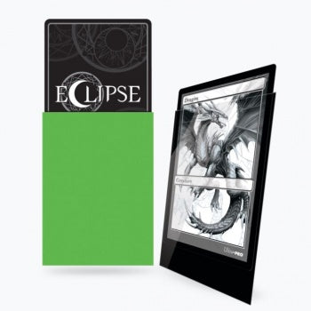 Eclipse Gloss Standard Sleeves: Lime Green (Ultra PRO) (15606)