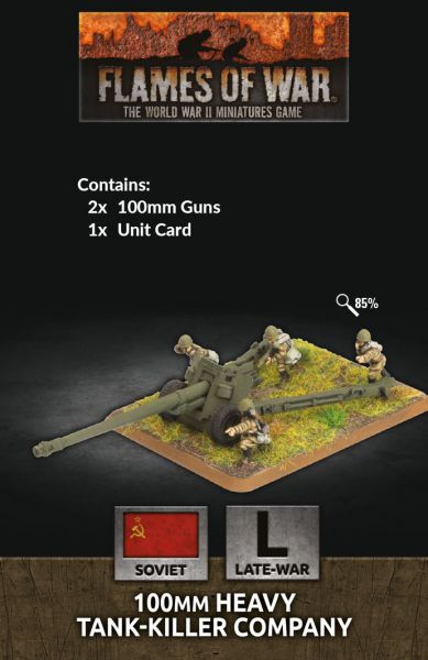 Flames of War: 100mm Heavy Tank-Killer Company (x2) (SU521)