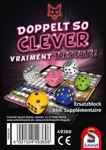 Doppelt so clever! Ersatzblock