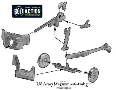Bolt Action: US Army M1 57mm anti-tank gun