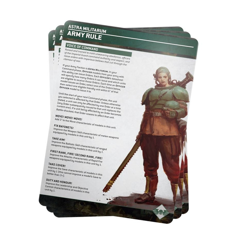 Warhammer 40,000: Astra Militarum - Index Cards