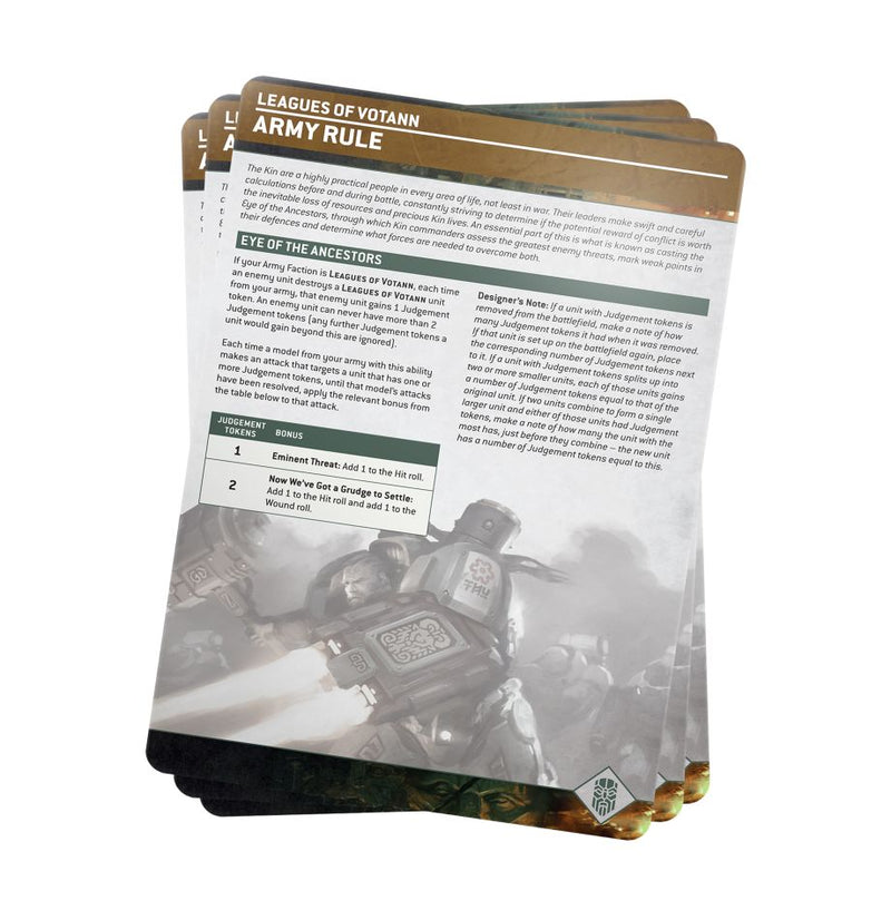 Warhammer 40,000: Leagues of Votann - Index Cards