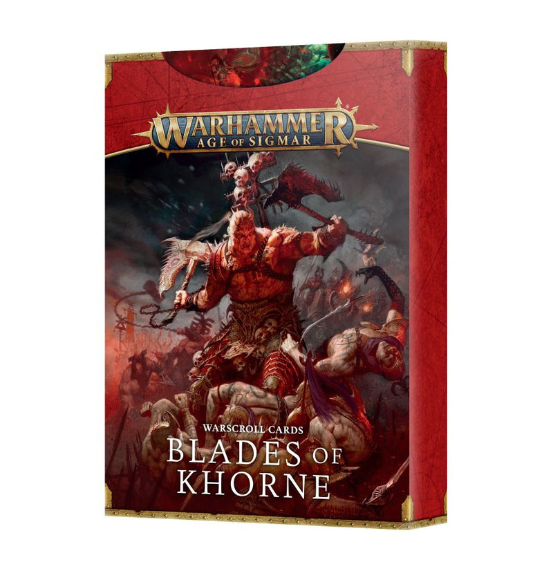 Warhammer Age of Sigmar: Blades of Khorne - Warscroll Cards