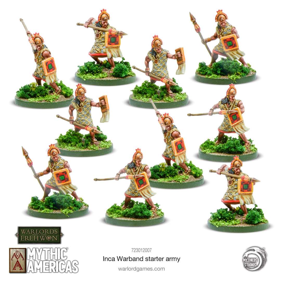 Warlords of Erehwon: Mythic Americas - Inca Warband Starter Army