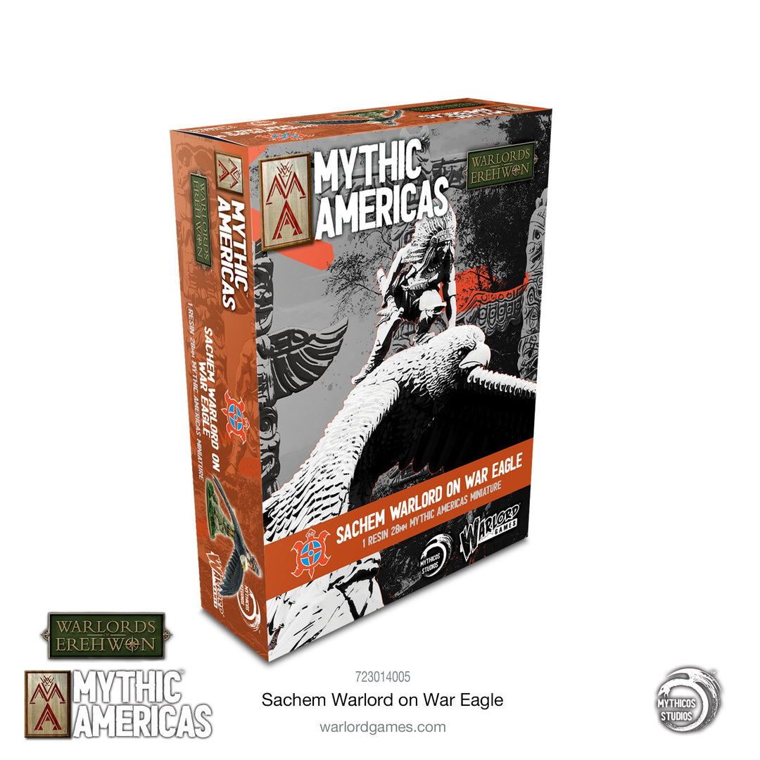 Warlords of Erehwon: Mythic Americas - Sachem Warlord on War Eagle