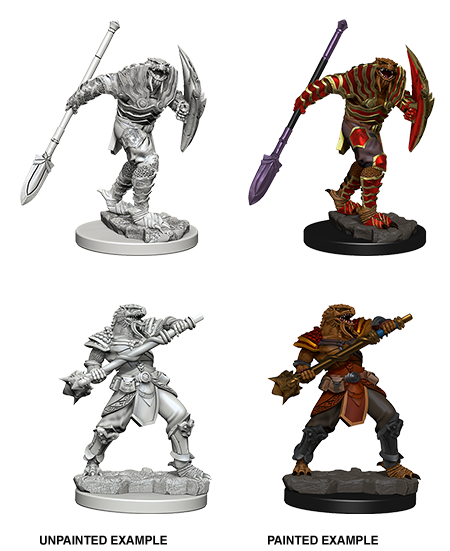 Dungeons & Dragons - Nolzur's Marvelous Miniatures: Dragonborn Male Fighter With Spear