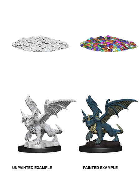 Dungeons & Dragons - Nolzur's Marvelous Miniatures: Blue Dragon Wyrmling