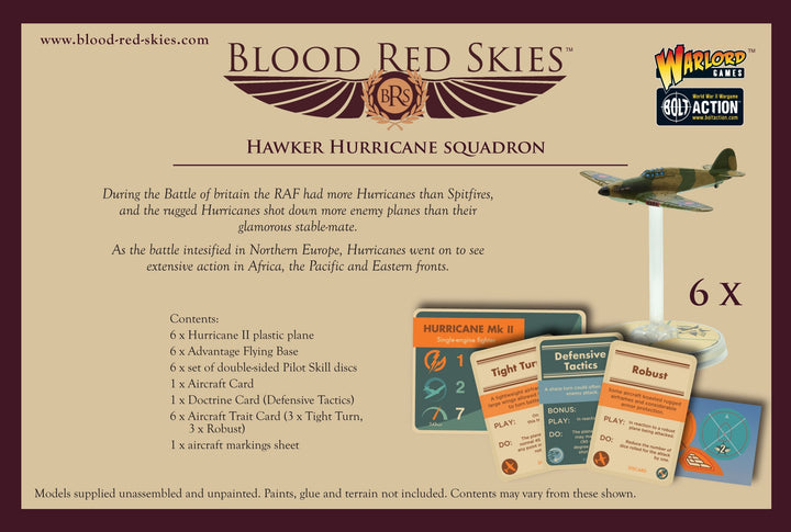 Blood Red Skies: Hawker Hurricane squadron