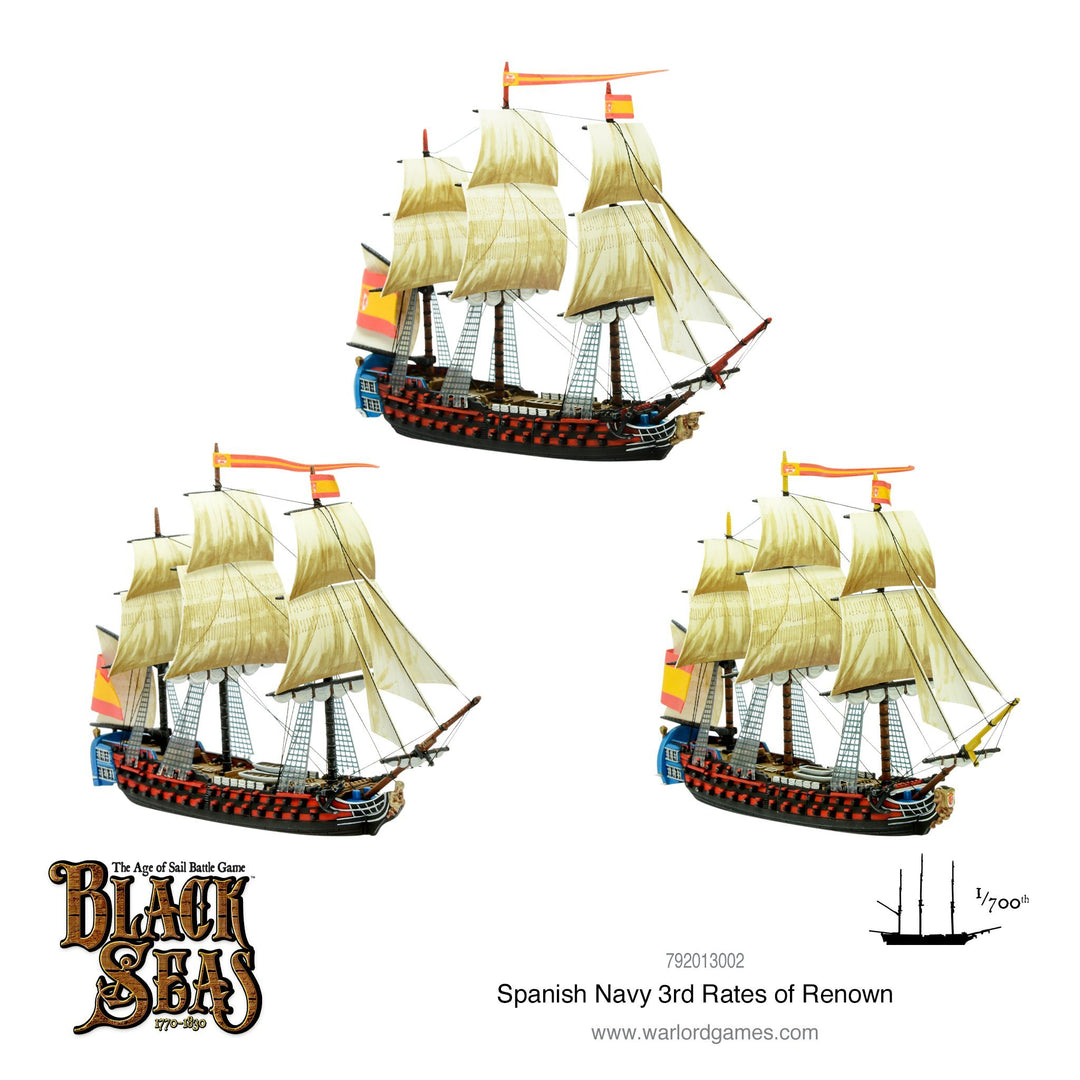 Black Seas: Spanish Navy 3rd Rates of Renown