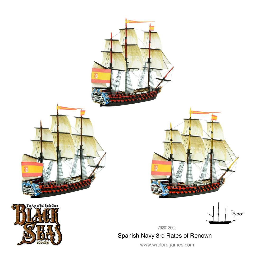 Black Seas: Spanish Navy 3rd Rates of Renown